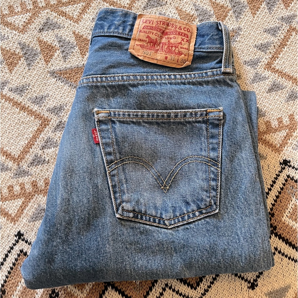 Women’s 501 Vintage Levi, Straight Leg, Button Fly